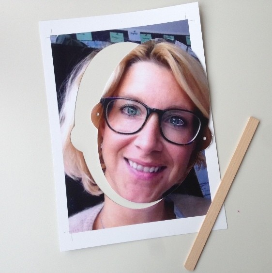 Fotomasken mit Stiel - fotomasken.com