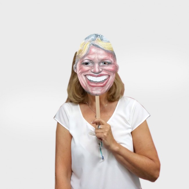Fotomasken mit Stiel - fotomasken.com
