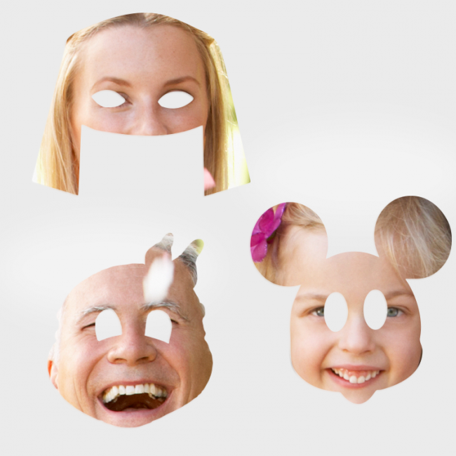 Lustige Face Coaster Party Masken Im Berlin Deluxe Shop